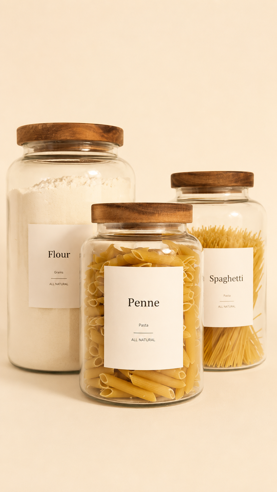 Acacia Glass JAR 1950 ML