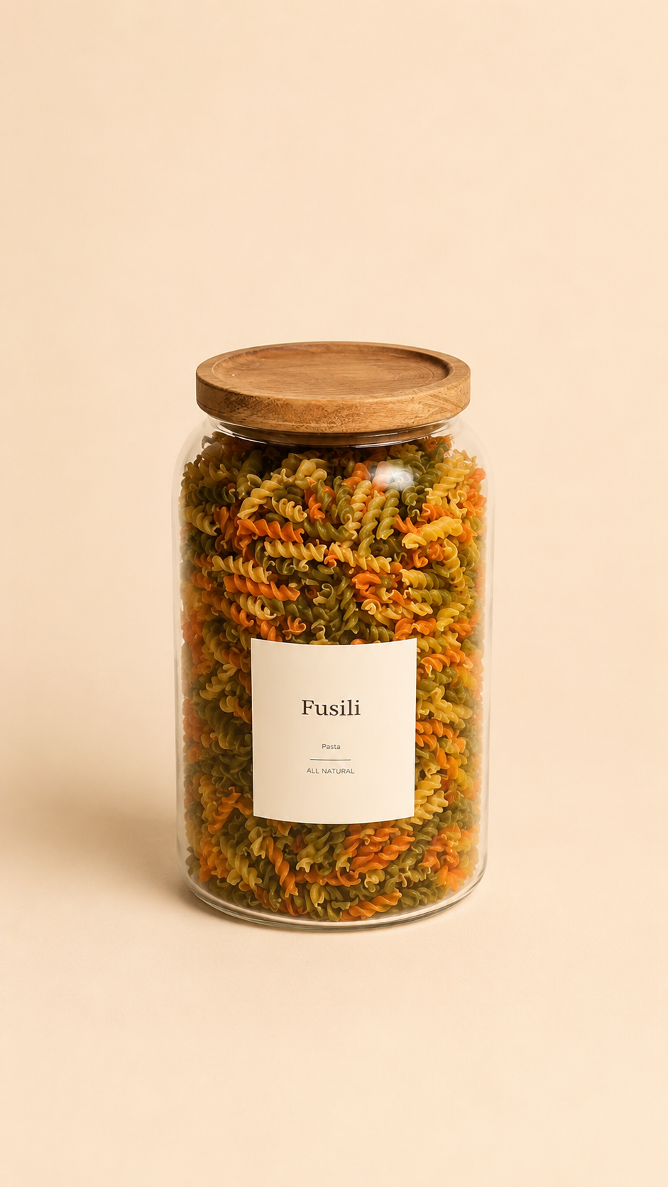 Acacia Glass Jar 2750 ML